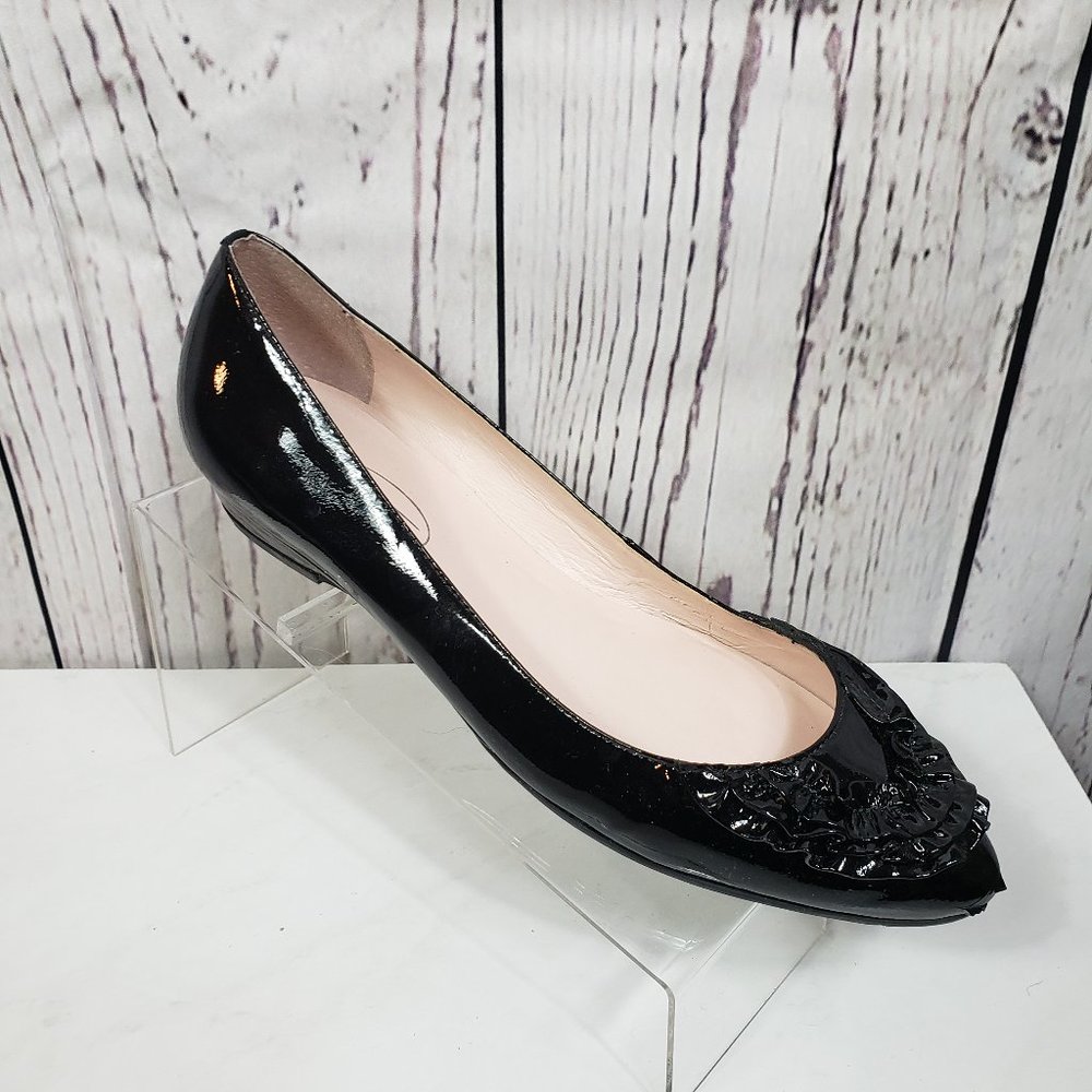 Talbots Pointed Toe Wedge Heels Sz 6.5B Black